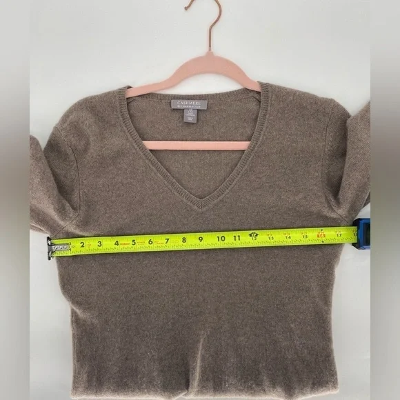 Charter Club 2-ply 100% Cashmere sweater medium - Picture 7 of 8